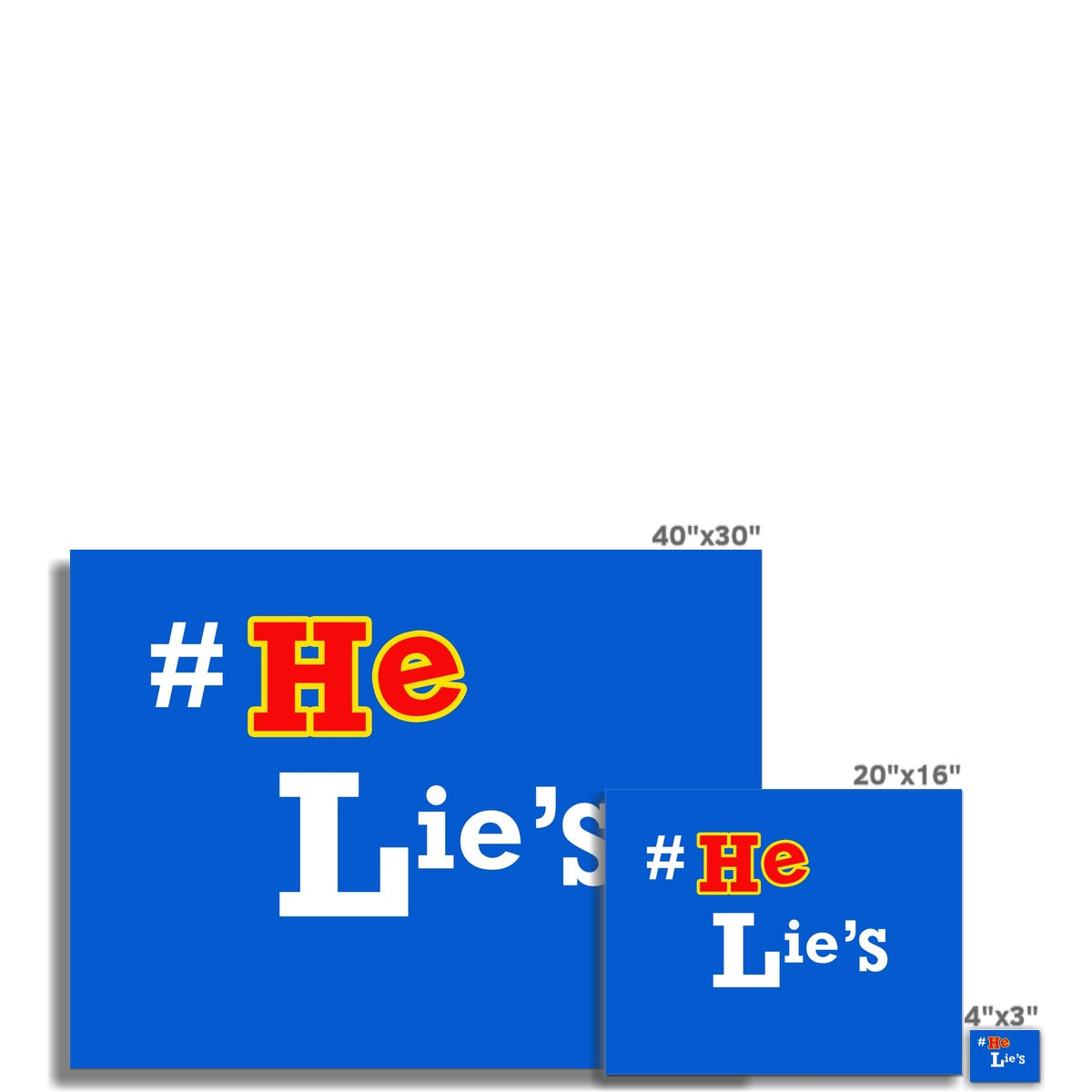 He Lies Again! C-Type Print