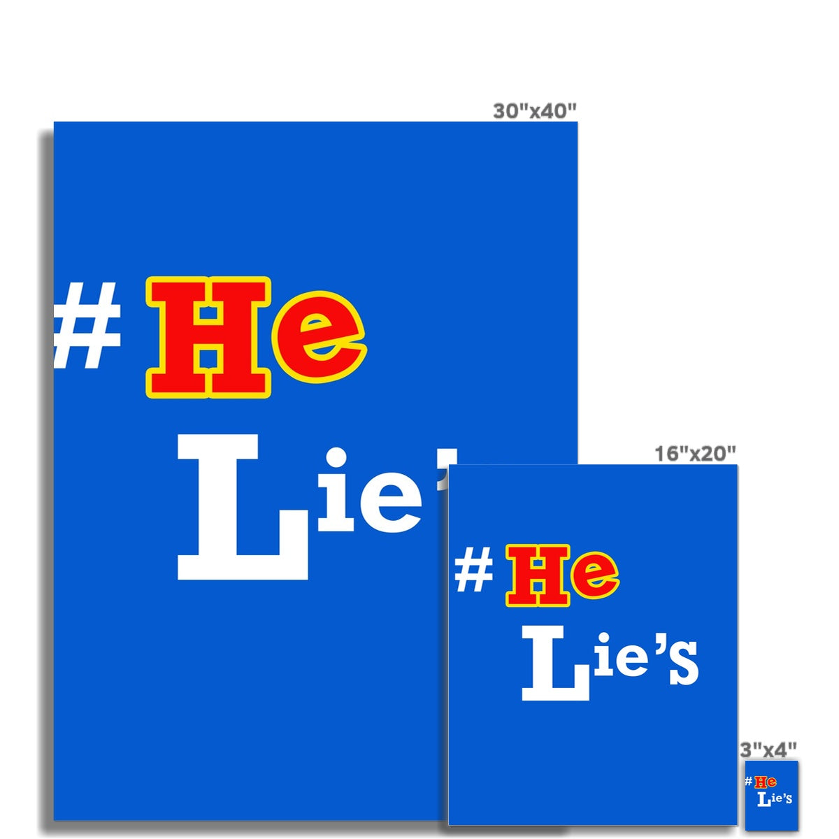 He Lies Again! C-Type Print