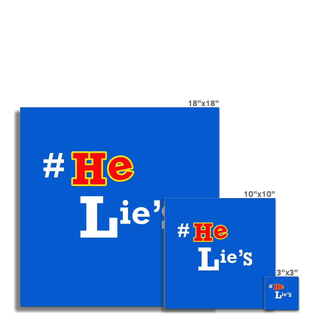 He Lies Again! C-Type Print