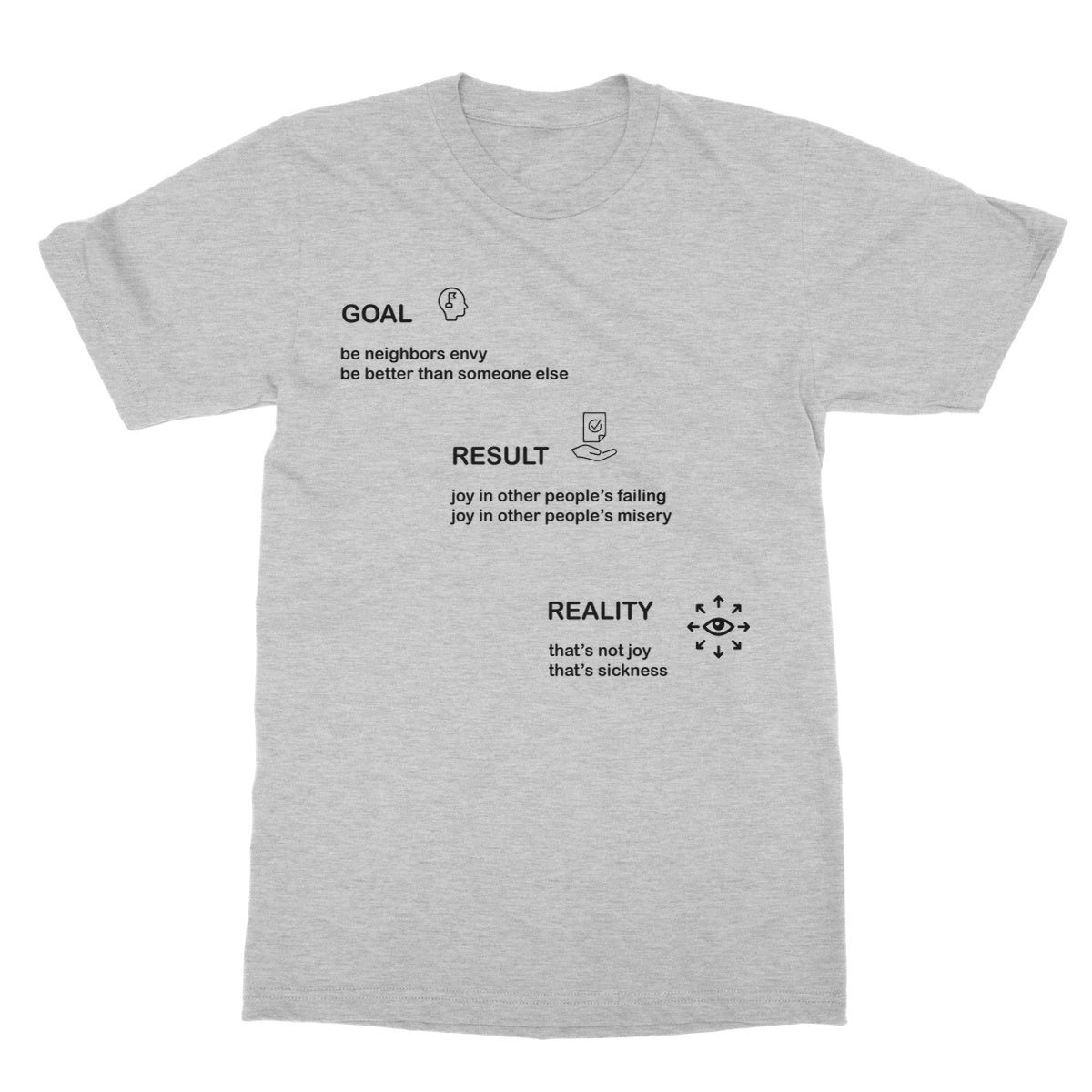 Neighbors Envy Softstyle T-Shirt (The pursuit of success is often fueled by the desire to be better than others)
