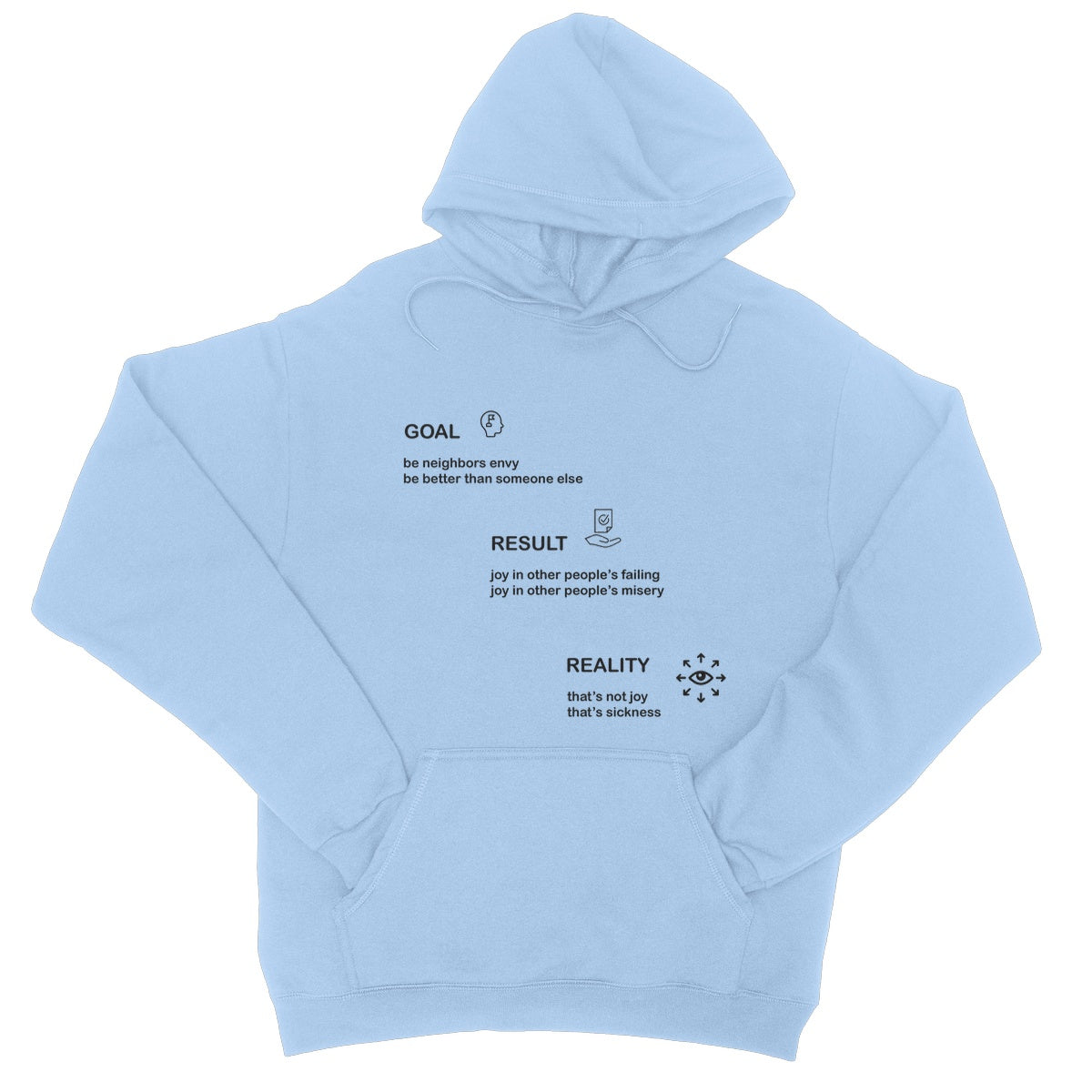 Neighbors Envy College Hoodie ( The pursuit of success is often fueled by the desire to be better than others)