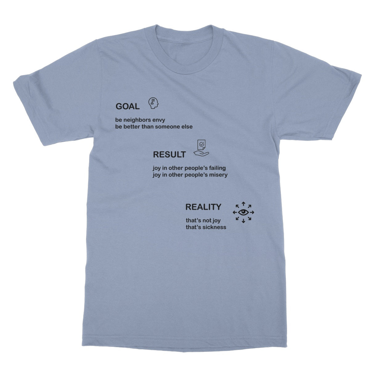 Neighbors Envy Softstyle T-Shirt (The pursuit of success is often fueled by the desire to be better than others)