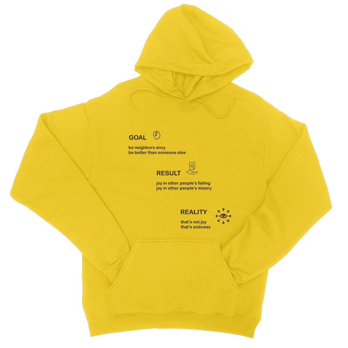 Neighbors Envy College Hoodie ( The pursuit of success is often fueled by the desire to be better than others)