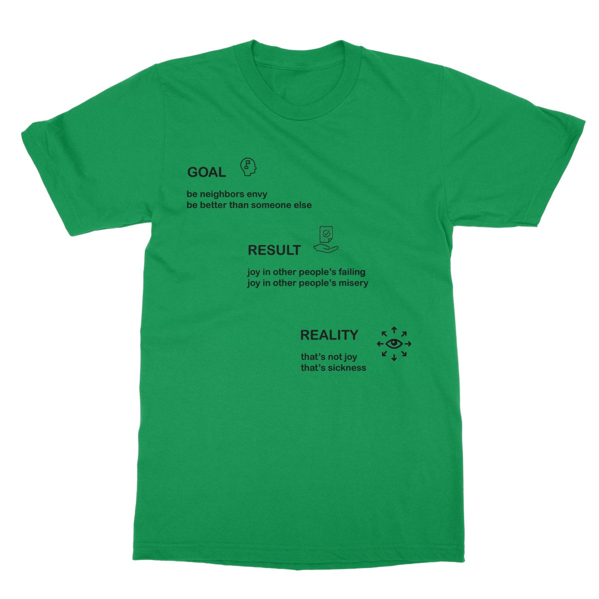 Neighbors Envy Softstyle T-Shirt (The pursuit of success is often fueled by the desire to be better than others)