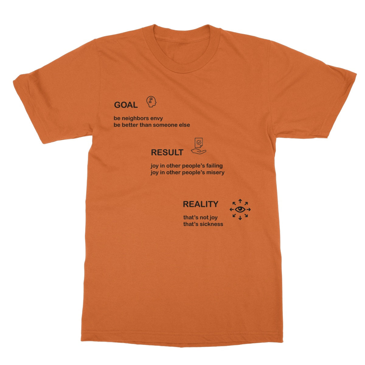 Neighbors Envy Softstyle T-Shirt (The pursuit of success is often fueled by the desire to be better than others)