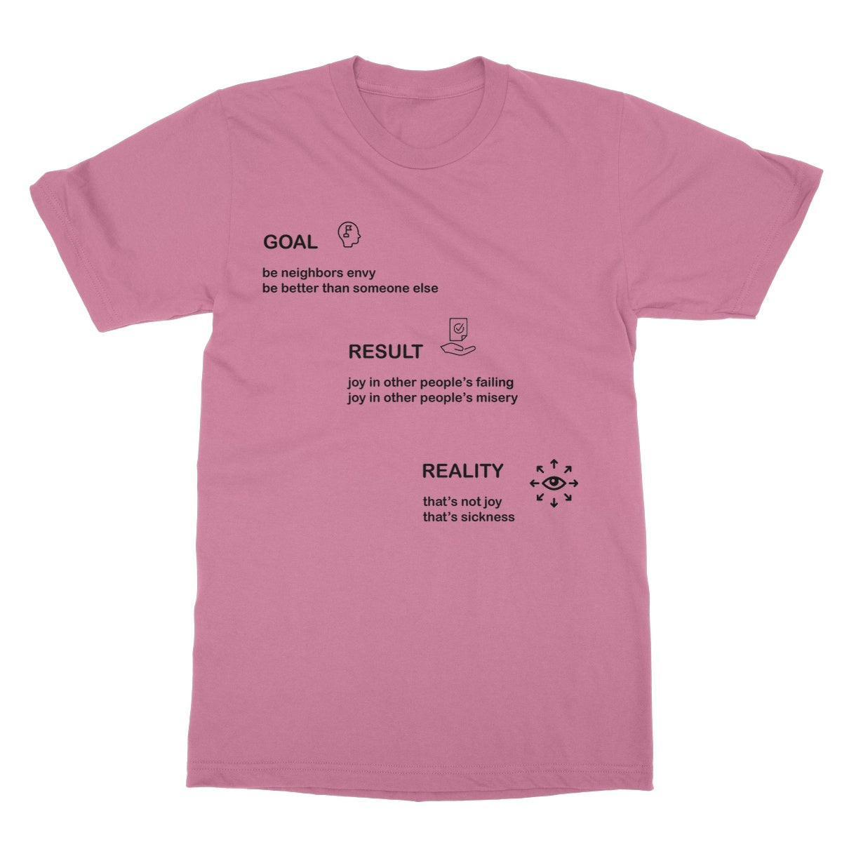 Neighbors Envy Softstyle T-Shirt (The pursuit of success is often fueled by the desire to be better than others)