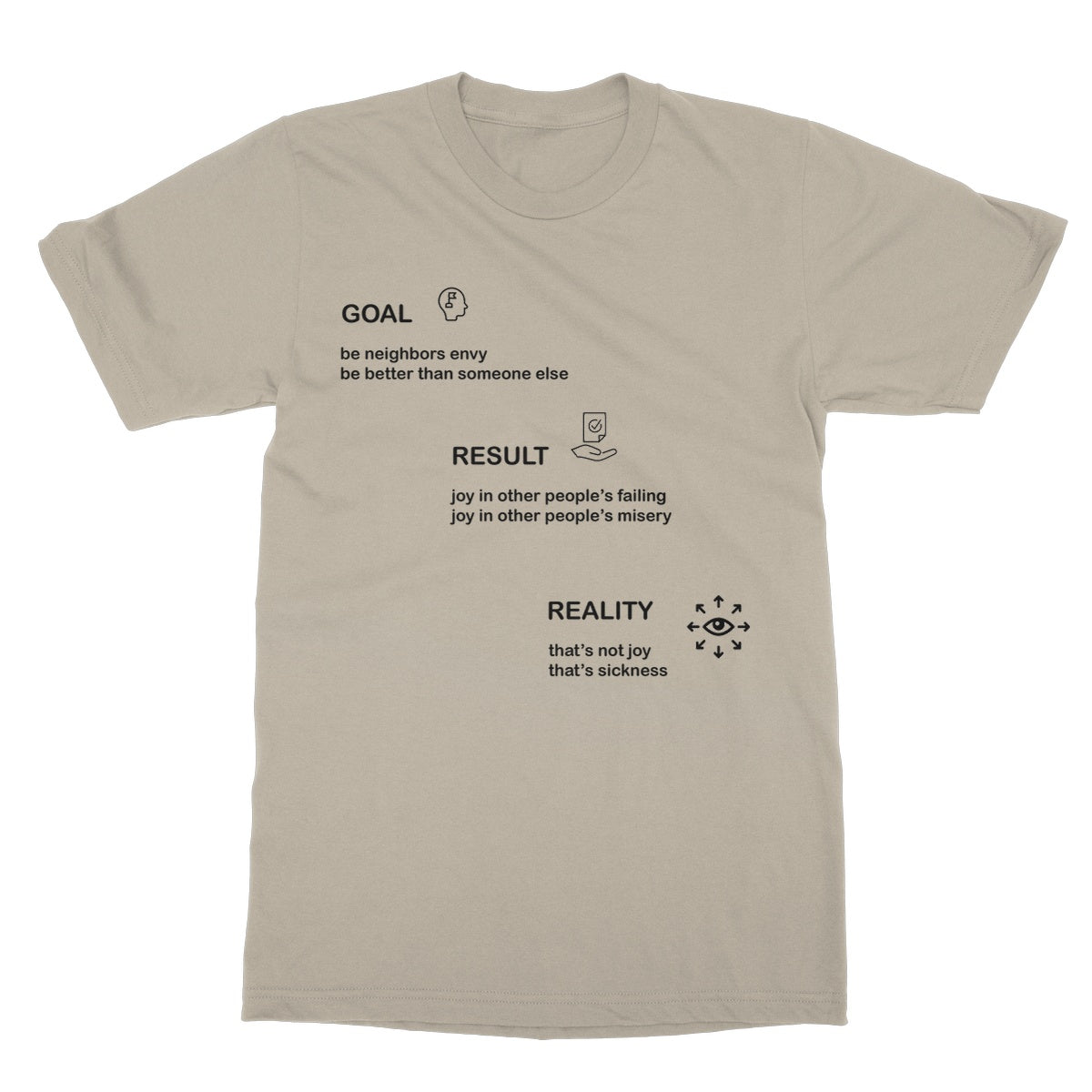 Neighbors Envy Softstyle T-Shirt (The pursuit of success is often fueled by the desire to be better than others)