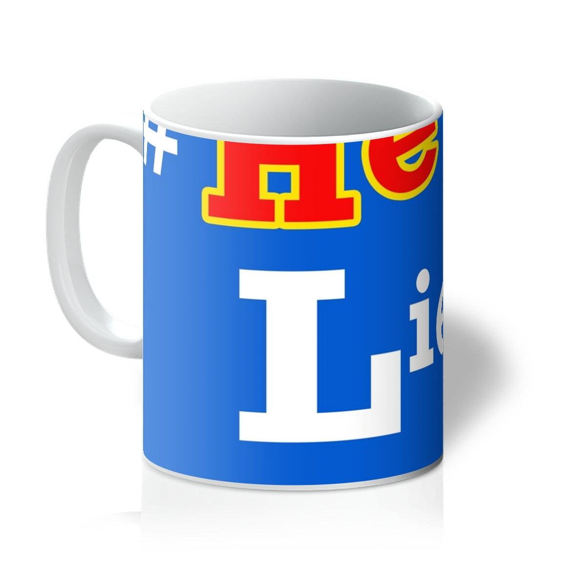 He Lies Again! Mug