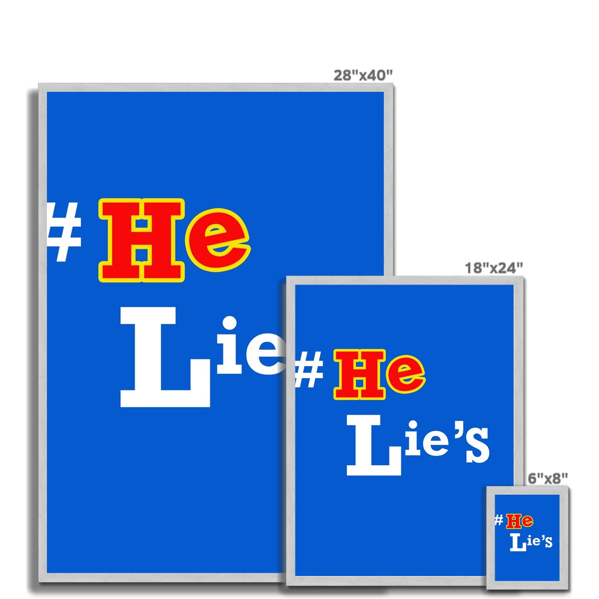 He Lies Again! Antique Framed Print