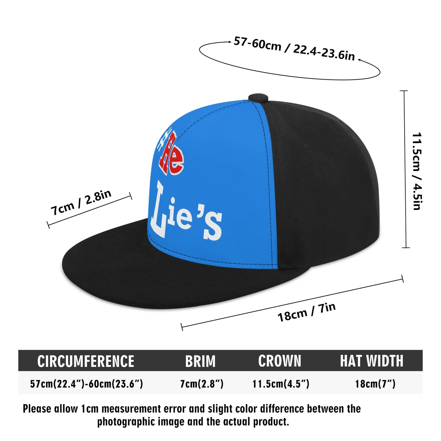 Front Printing Casual Hip-hop Hats