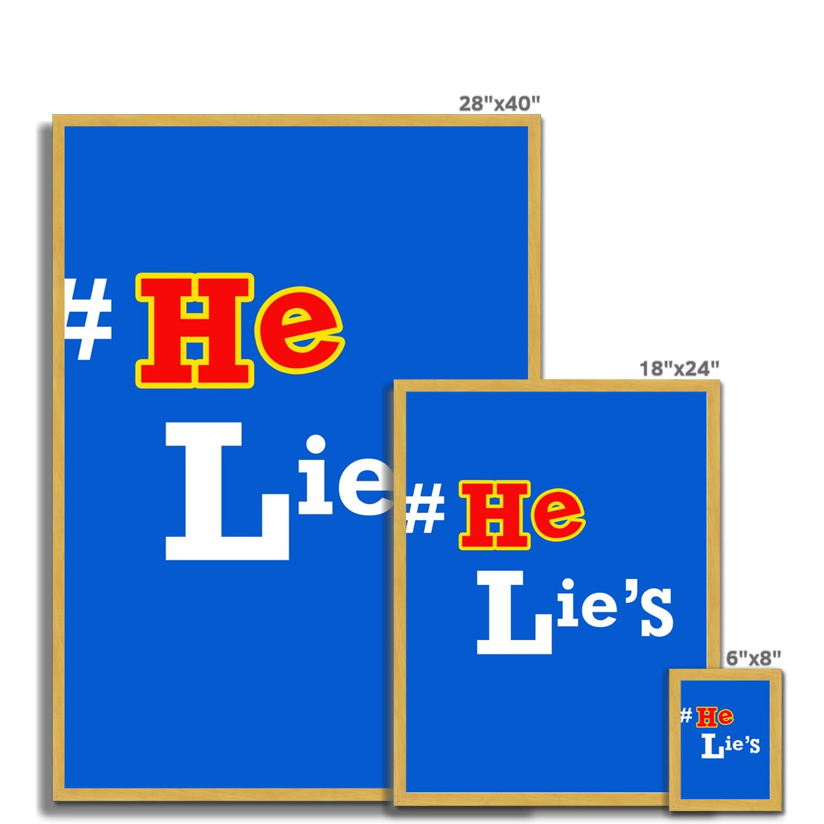 He Lies Again! Antique Framed Print