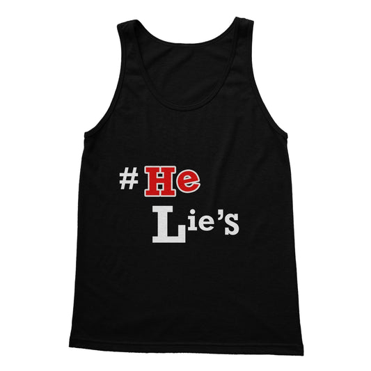 #He Lies Softstyle Tank Top