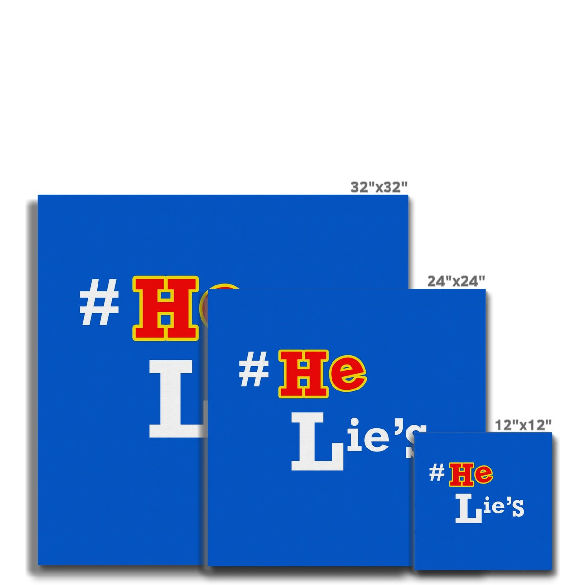 He Lies Again! Canvas