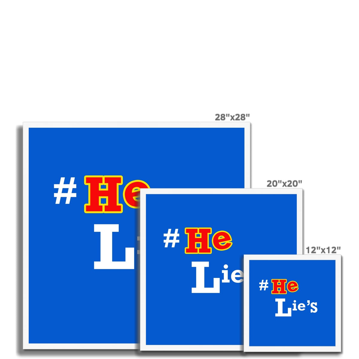 He Lies Again! Framed Print