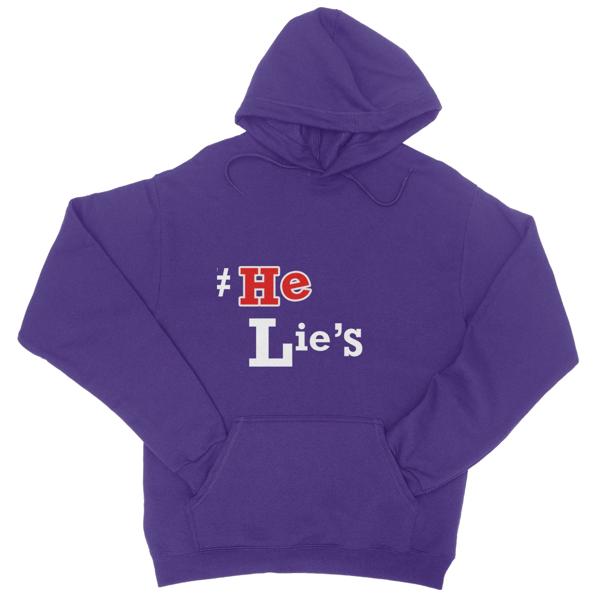 #He Lies College Hoodie