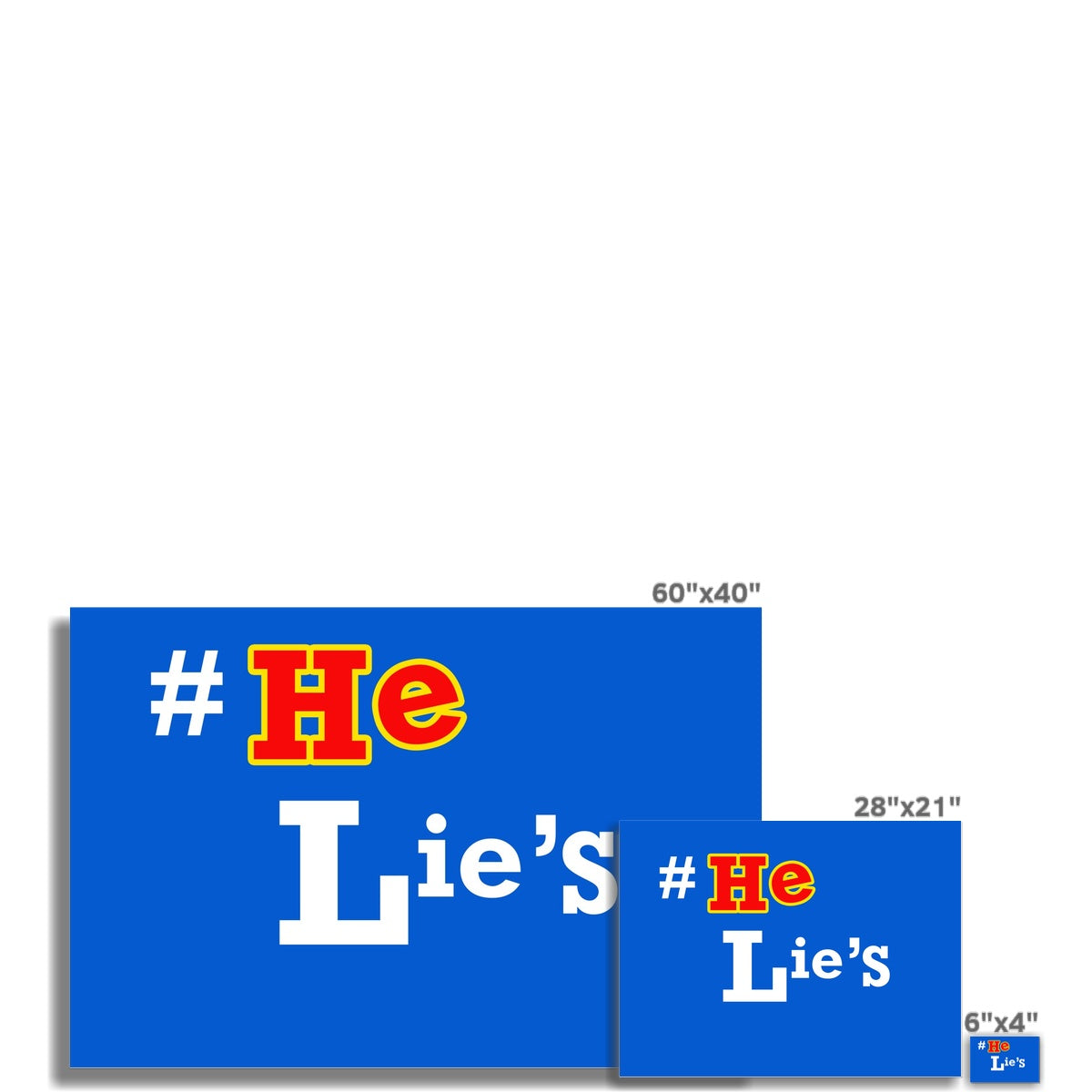He Lies Again! Wall Art Poster