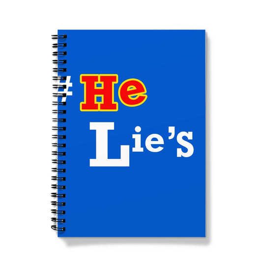 He Lies Again! Notebook
