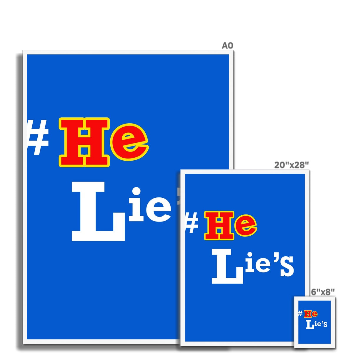 He Lies Again! Framed Print