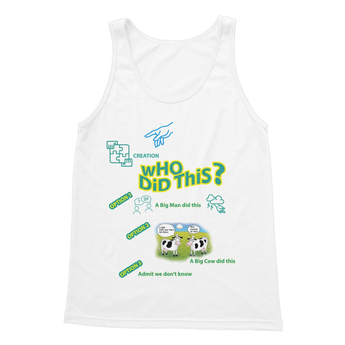 Who Did This ? Softstyle Tank Top (Creation and its Ambiguous Origins)