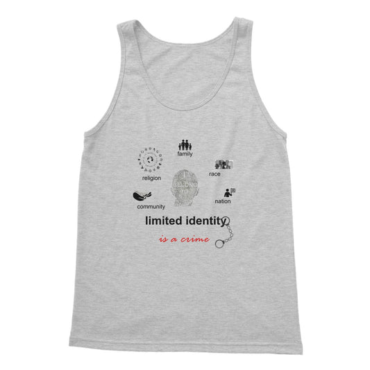 Limited Identity Circle Softstyle Tank Top (perpetuating social divisions, discrimination, and conflicts)