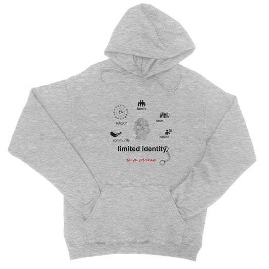 Limited Identity Circle College Hoodie (perpetuating social divisions, discrimination, and conflicts)