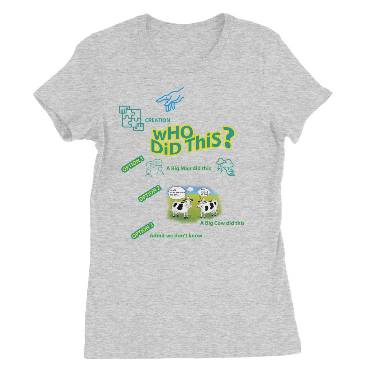 Who Did This ? Women's Favourite T-Shirt (Creation and its Ambiguous Origins)