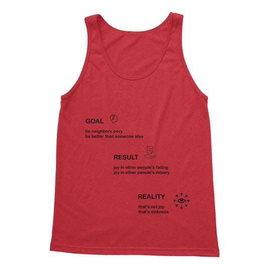 Neighbors Envy Softstyle Tank Top (The pursuit of success is often fueled by the desire to be better than others)